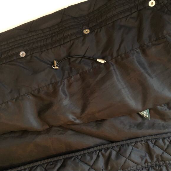 Ralph Lauren Quilted Moto Jacket Black Size Medium - Picture 8 of 12